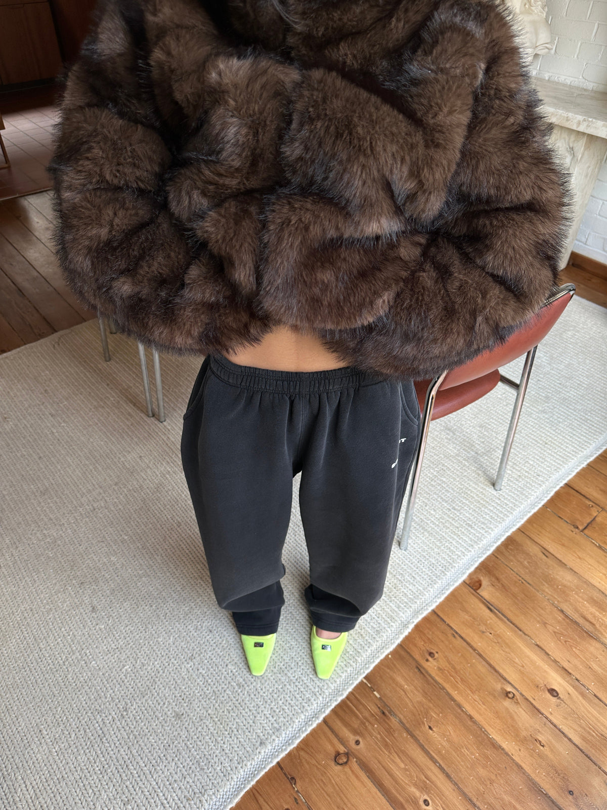 Women's Vegan Fur Coat