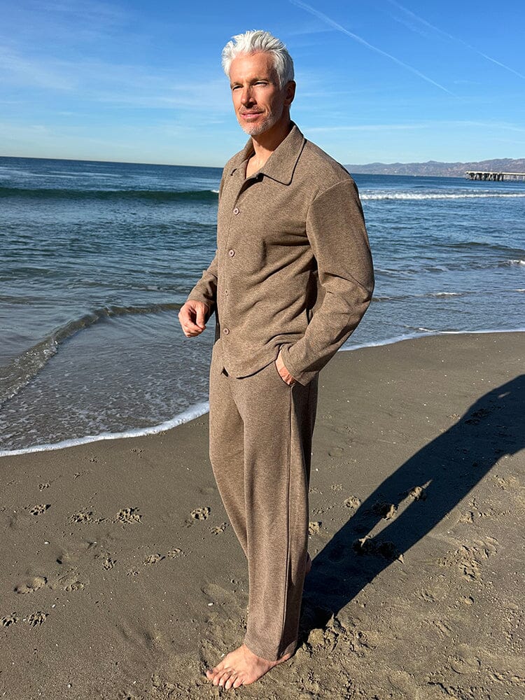 Men's Regular Fit Jacket & Pants Set