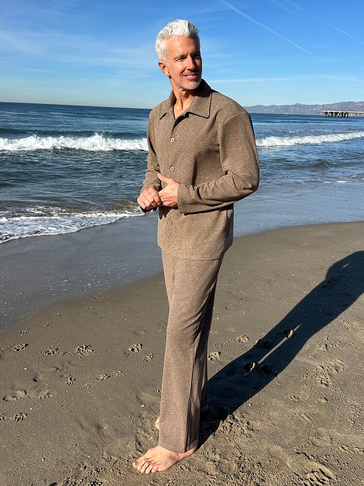 Men's Regular Fit Jacket & Pants Set