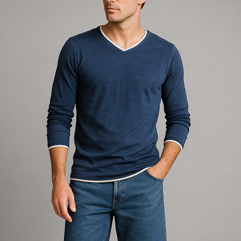 Men's Cotton Long Sleeve Shirt