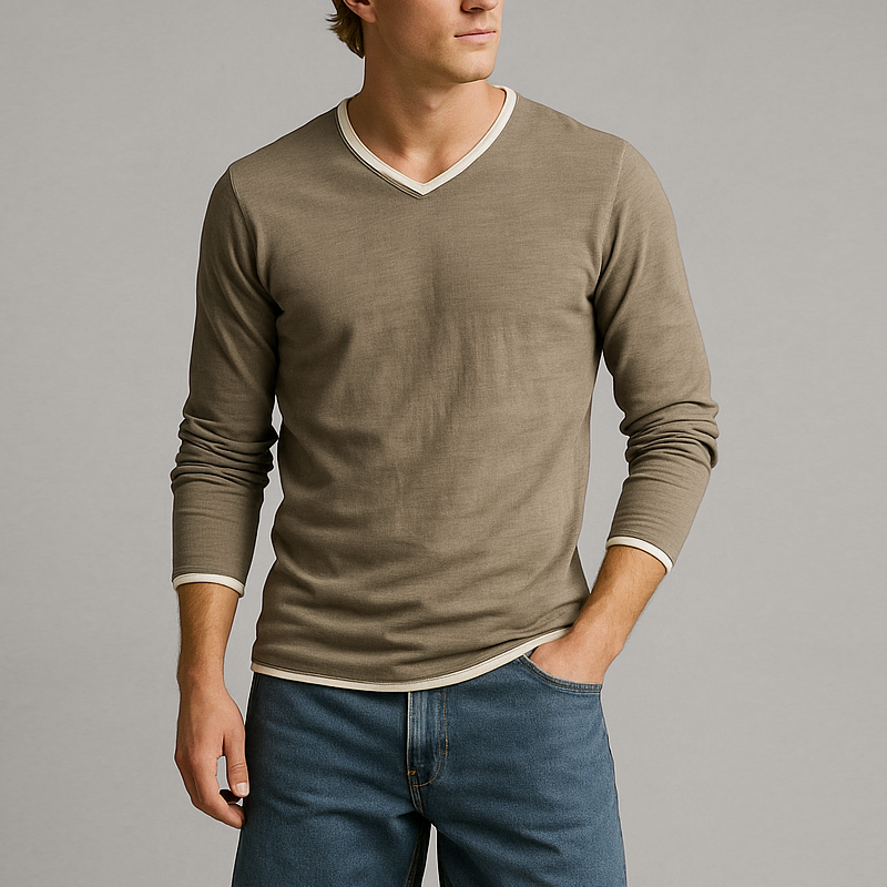 Men's Cotton Long Sleeve Shirt