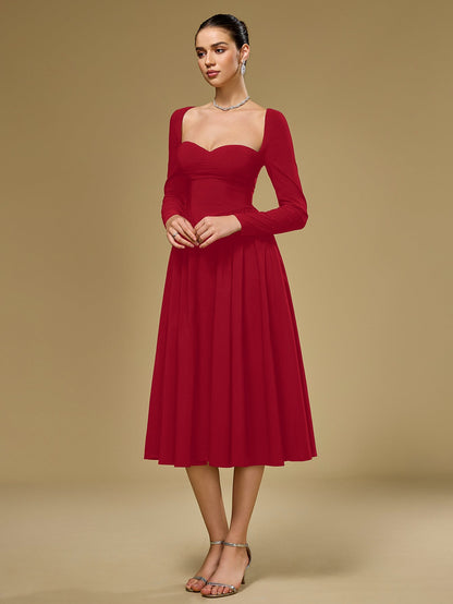 Women's Tie-Back A-Line Maxi Dress