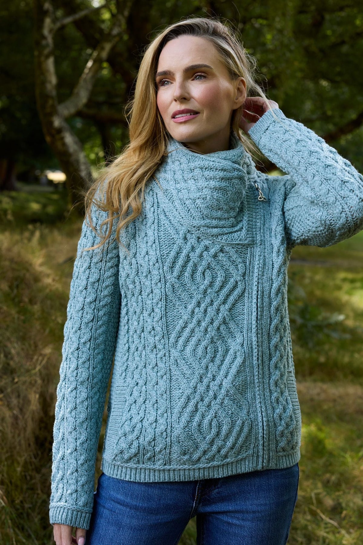 Unisex Merino Wool Side-Zip Cardigan