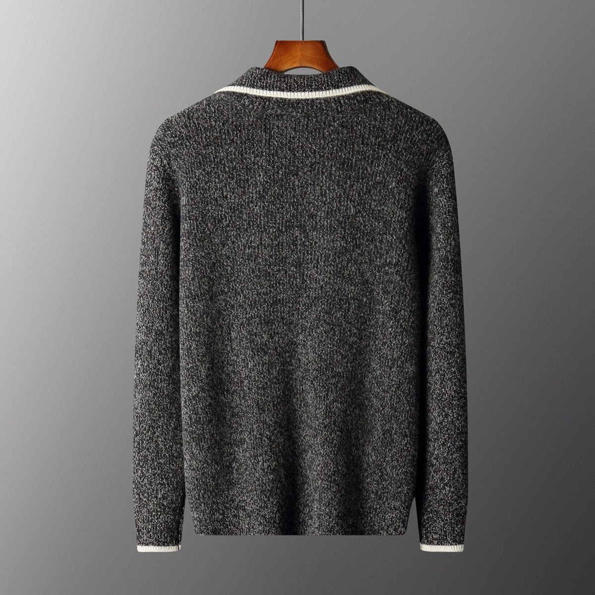 Unisex Cashmere Quarter-Zip Sweater