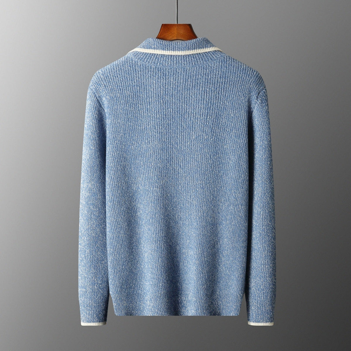 Unisex Cashmere Quarter-Zip Sweater