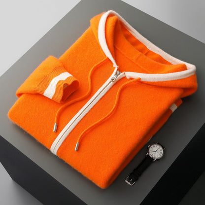 Unisex Cashmere Zip Hoodie