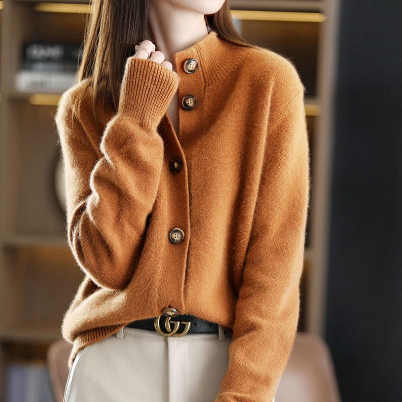 Women's Cashmere-Effect Knit Cardigan