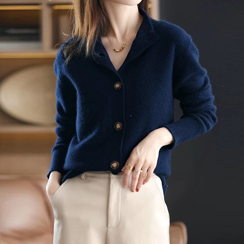 Women's Cashmere-Effect Knit Cardigan