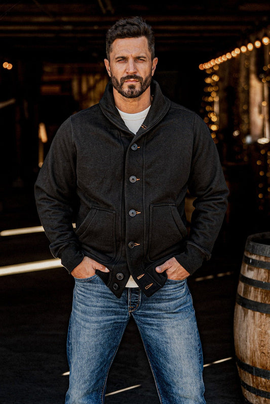 Men's Cotton French Terry Cardigan