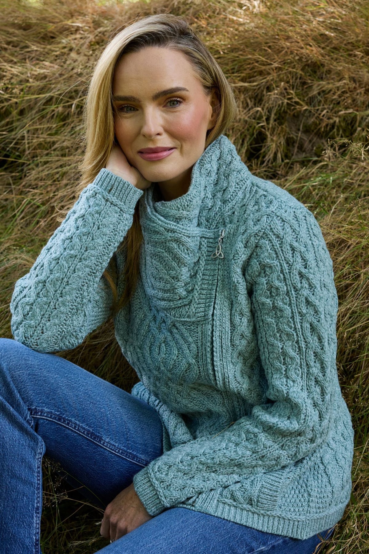 Unisex Merino Wool Side-Zip Cardigan