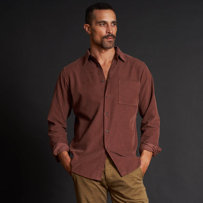 Men's Fine Wale Corduroy Shirt