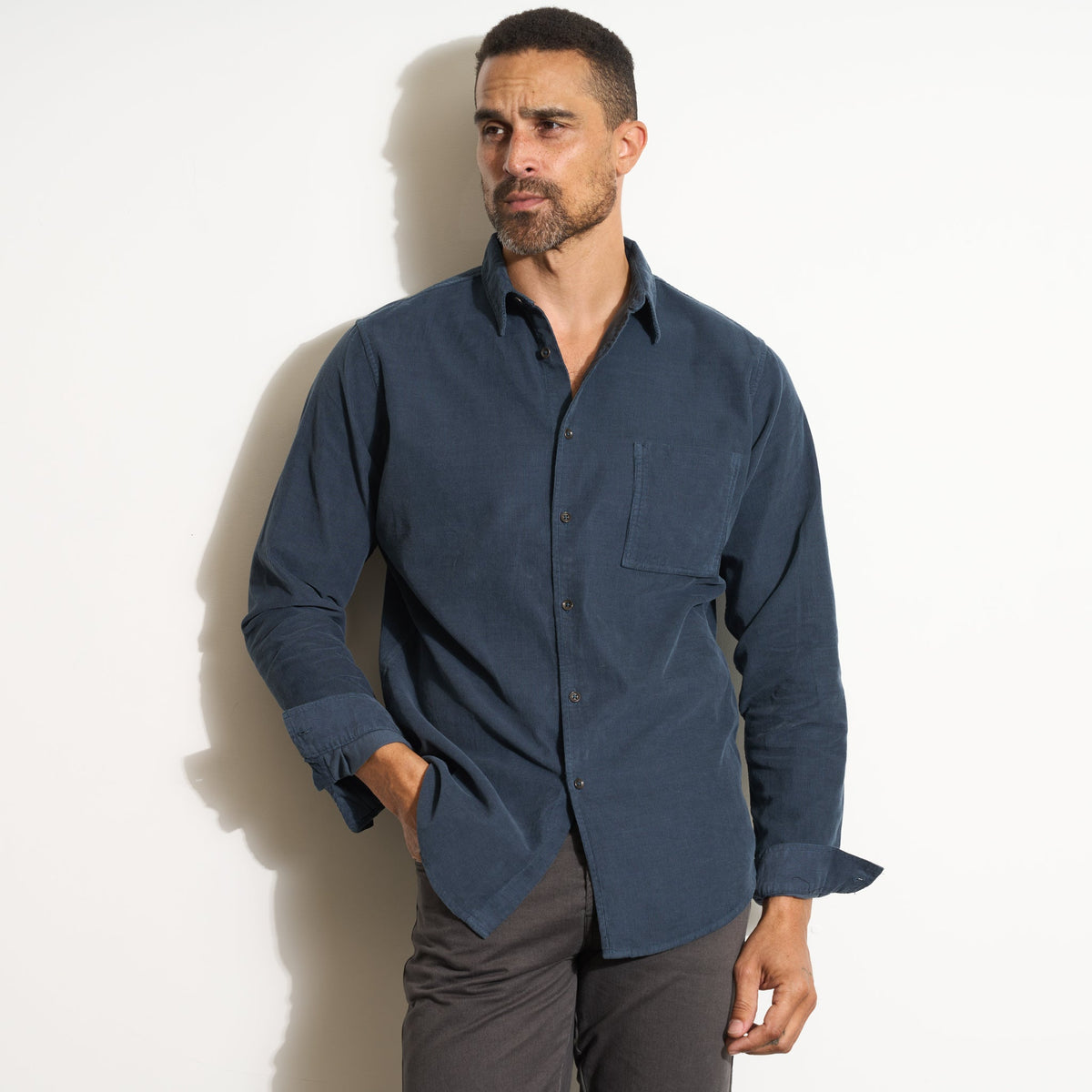 Men's Fine Wale Corduroy Shirt