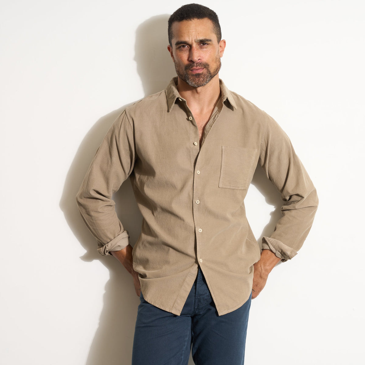 Men's Fine Wale Corduroy Shirt
