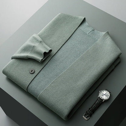 Men's Merino Wool-Blend Cardigan