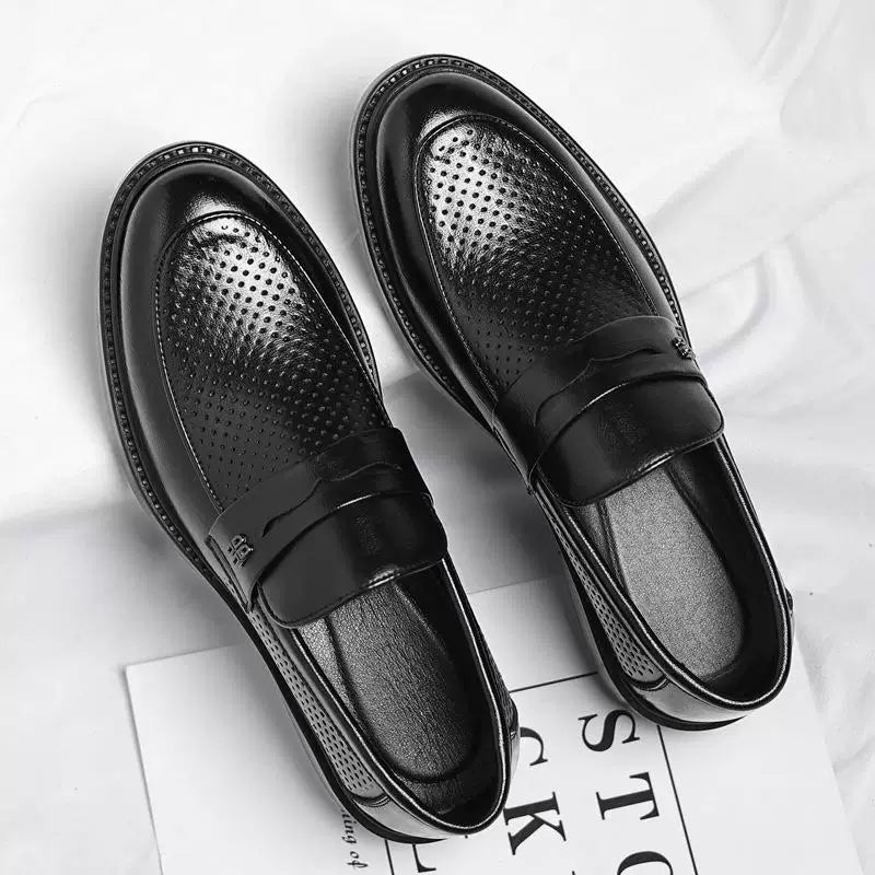 Men's Italian Leather Penny Loafers