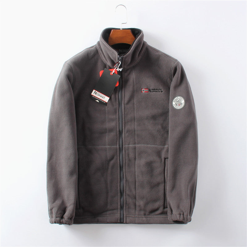 Unisex Sherpa Hooded Jacket