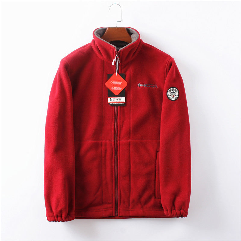 Unisex Sherpa Hooded Jacket