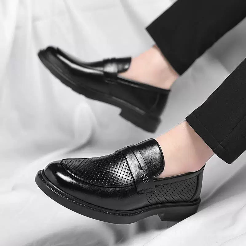 Men's Italian Leather Penny Loafers