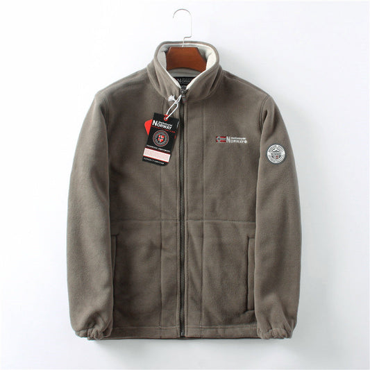 Unisex Sherpa Hooded Jacket