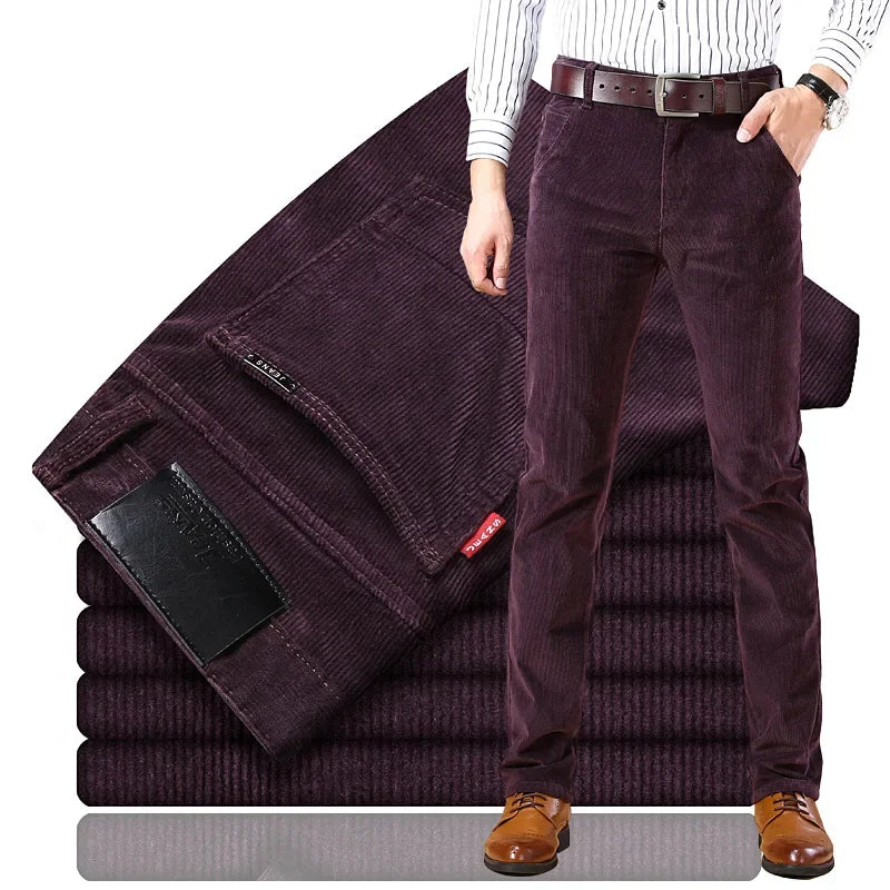 Men's Corduroy Tailored Trousers