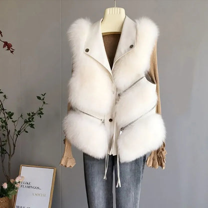 Women's Vegan Fur Vest