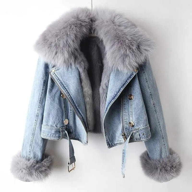 Women's Vegan Fur Jacket