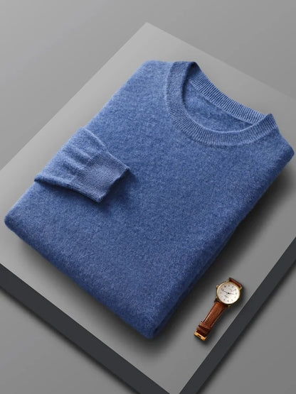 Men's Merino Wool Crew Neck Sweater