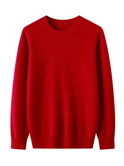 Men's Merino Wool Crew Neck Sweater