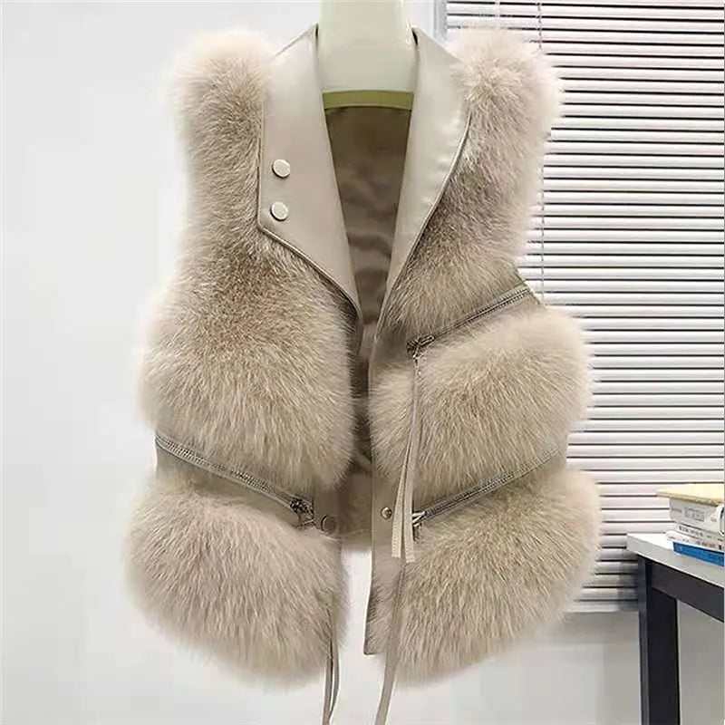 Women's Vegan Fur Vest