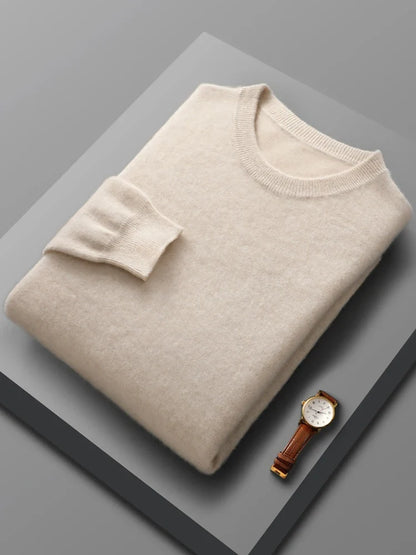 Men's Merino Wool Crew Neck Sweater