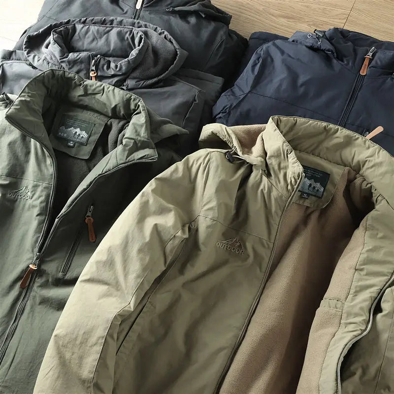 Men's Insulated Fleece-Lined Coat