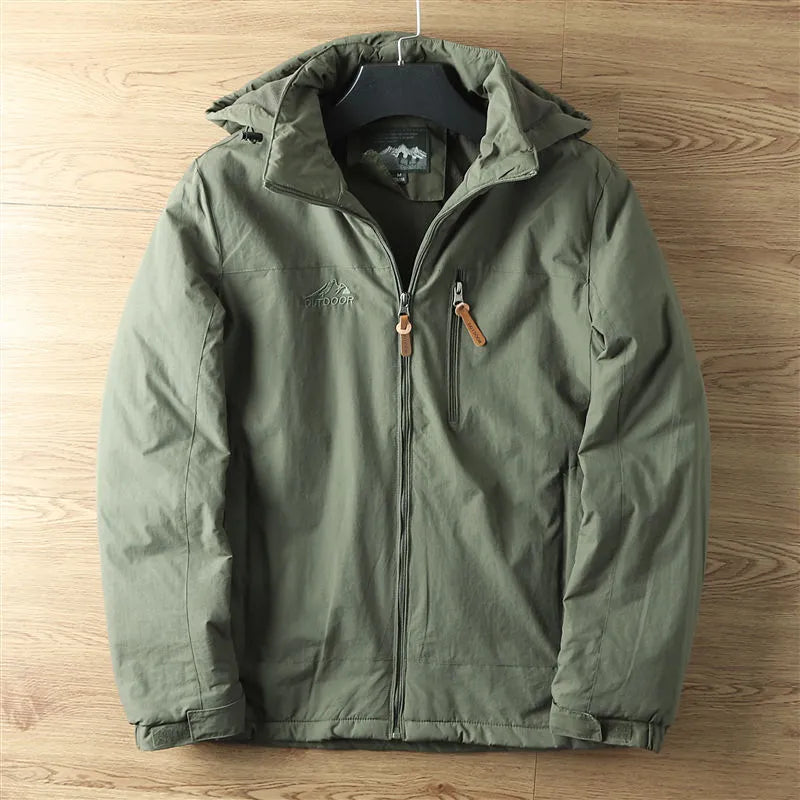 Men's Insulated Fleece-Lined Coat