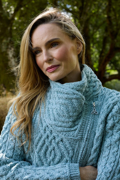 Unisex Merino Wool Side-Zip Cardigan