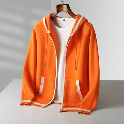 Unisex Cashmere Zip Hoodie