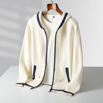 Unisex Cashmere Zip Hoodie