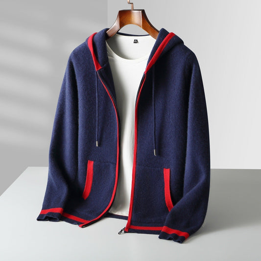 Unisex Cashmere Zip Hoodie