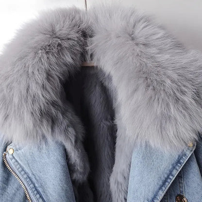 Women's Vegan Fur Jacket