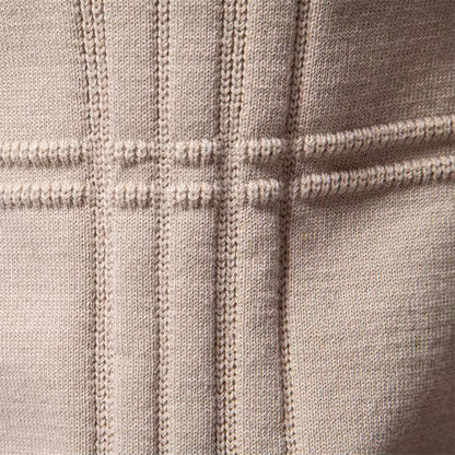 Men's Cotton Grid-Knit Sweater