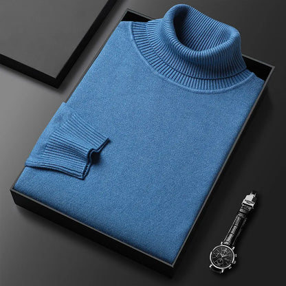 Unisex Cashmere Blend Turtleneck Sweater