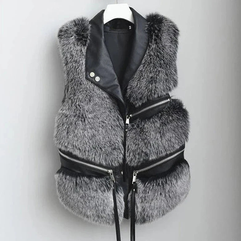 Women's Vegan Fur Vest