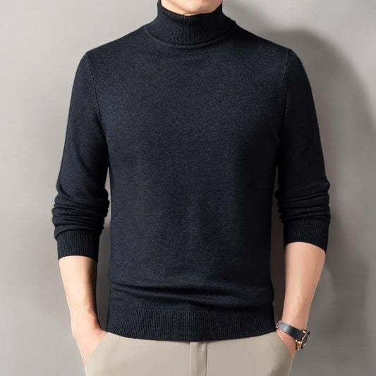 Unisex Cashmere Blend Turtleneck Sweater