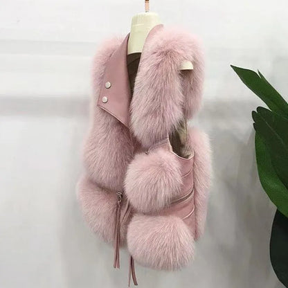 Women's Vegan Fur Vest