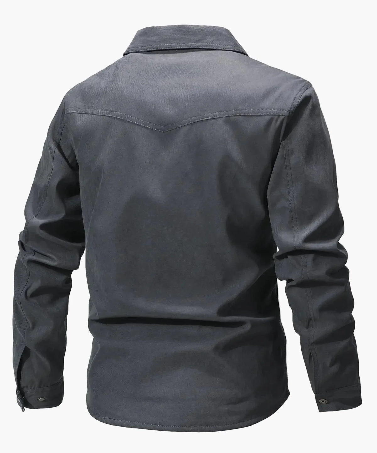 Men's Flannel-Lined Western Shirt Jacket
