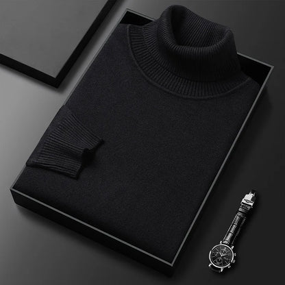 Unisex Cashmere Blend Turtleneck Sweater