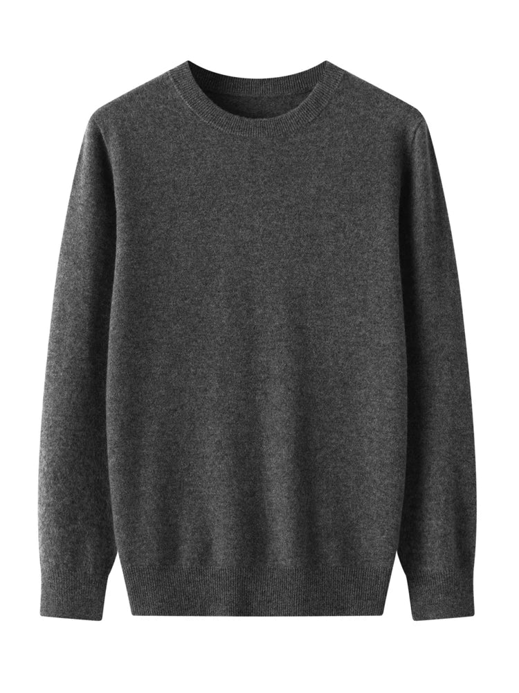 Men's Merino Wool Crew Neck Sweater