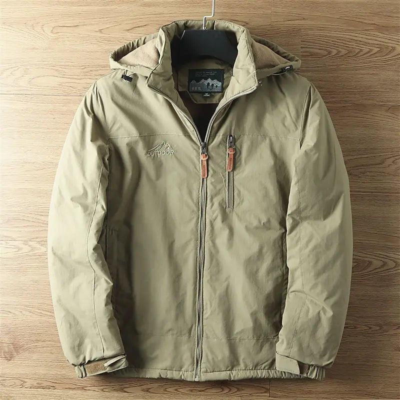 Men's Insulated Fleece-Lined Coat