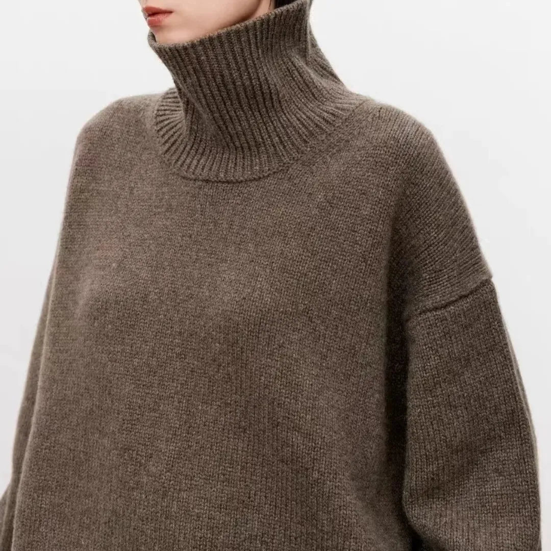 Women's Cashmere-Blend High-Neck Sweater