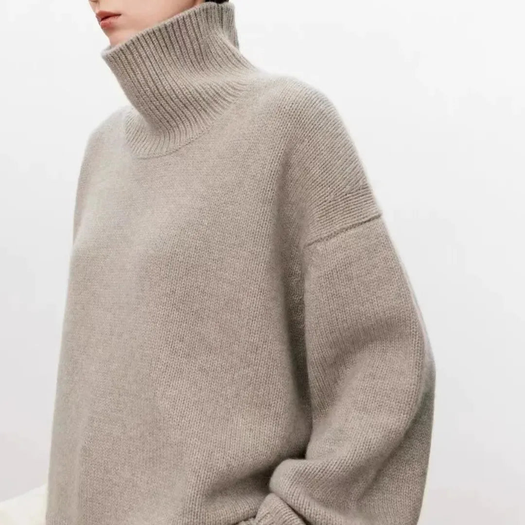 Women's Cashmere-Blend High-Neck Sweater