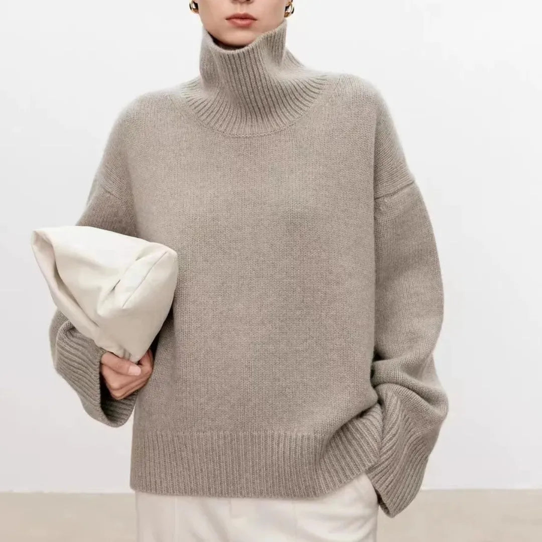 Women's Cashmere-Blend High-Neck Sweater