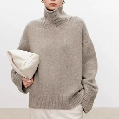 Women's Cashmere-Blend High-Neck Sweater